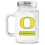 Oregon Ducks Mason Jar Glass With Lid