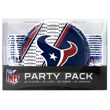 Houston Texans Party Pack 80 Piece