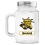 Wichita State Shockers Mason Jar Glass With Lid