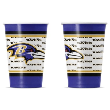 Baltimore Ravens Disposable Paper Cups