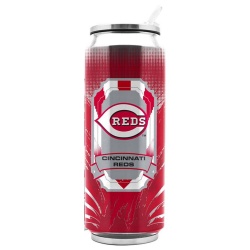 Cincinnati Reds Stainless Steel Thermo Can - 16.9 ounces - Special Order