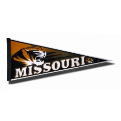 Missouri Tigers Pennant 12x30 Carded Rico