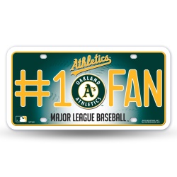 Oakland Athletics License Plate #1 Fan