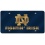 Notre Dame Fighting Irish License Plate Laser Cut Navy