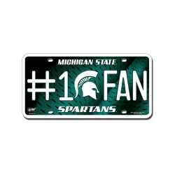 Michigan State Spartans License Plate #1 Fan