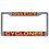 Iowa State Cyclones License Plate Frame Laser Cut Chrome