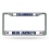 Columbus Blue Jackets License Plate Frame Chrome - Special Order