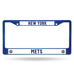 New York Mets License Plate Frame Metal Blue