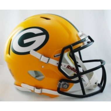 Green Bay Packers Helmet Riddell Authentic Full Size Speed Style