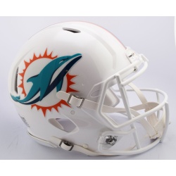 Miami Dolphins Helmet Riddell Authentic Full Size Speed Style 2018