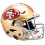 San Francisco 49ers Helmet Riddell Authentic Full Size SpeedFlex Style