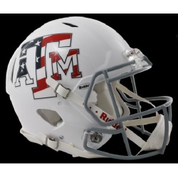 Texas A&M Aggies Revolution Speed Pro Line Helmet - Stars & Stripes - Special Order