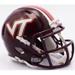 Virginia Tech Hokies Helmet - Riddell Replica Authentic - Speed Style - 2016 - Special Order