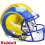 Los Angeles Rams Helmet Riddell Authentic Full Size Speed Style FLASH Alternate