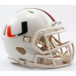 Miami Hurricanes Helmet - Riddell Replica Full Size - Speed Style - Special Order