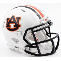 Auburn Tigers Speed Mini Helmet Chrome Decal