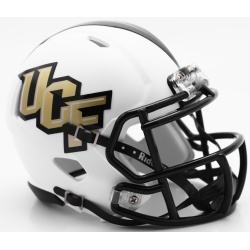 Central Florida Knights Helmet - Riddell Replica Mini - Speed Style - Matte White - Special Order