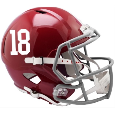 Alabama Crimson Tide Helmet Riddell Replica Mini Speed Style #18