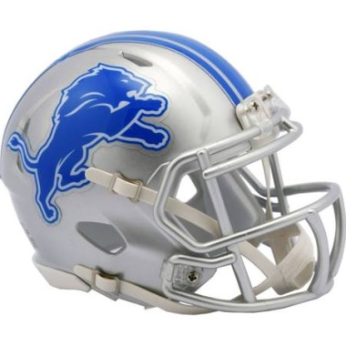 Detroit Lions Helmet Riddell Replica Mini Speed Style