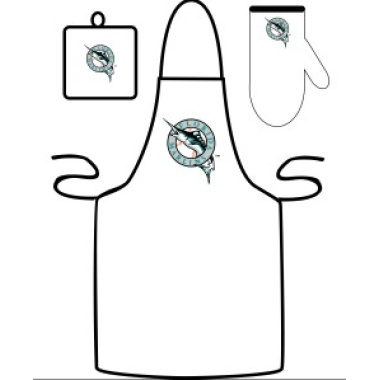 Florida Marlins Grilling Apron Set