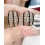 1Pair Rhinestone Hollow Out Trendy Ear Cuffs