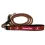 Alabama Crimson Tide Pet Leash Leather Frozen Rope Baseball Size Medium