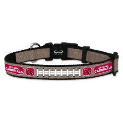 Arizona Cardinals Pet Collar Reflective Football Size Small