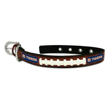 Auburn Tigers Classic Leather Small Football Collar