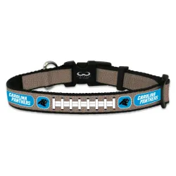 Carolina Panthers Pet Collar Reflective Football Size Small