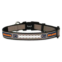 Chicago Bears Pet Collar Reflective Football Size Toy