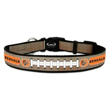 Cincinnati Bengals Pet Collar Reflective Football Size Medium