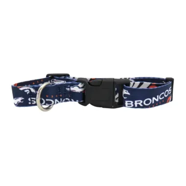 Denver Broncos Pet Collar Size S