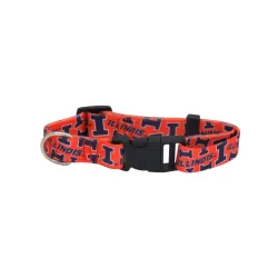 Illinois Fighting Illini Pet Collar Size M - Special Order