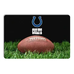 Indianapolis Colts Classic NFL Football Pet Bowl Mat - L