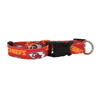 Kansas City Chiefs Pet Collar Size L