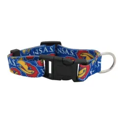 Kansas Jayhawks Pet Collar Size M