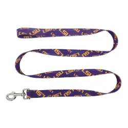 LSU Tigers Pet Leash 1x60