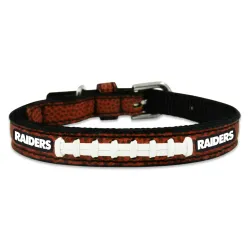 Las Vegas Raiders Classic Leather Toy Football Collar