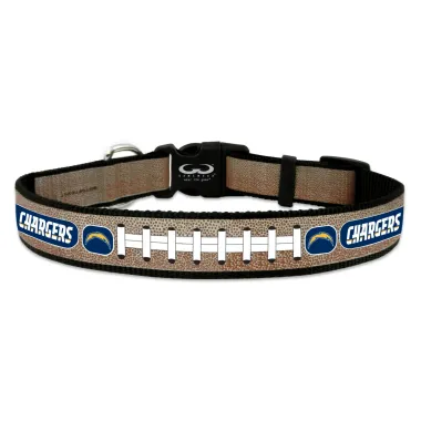 Los Angeles Chargers Pet Collar Reflective Football Size Large