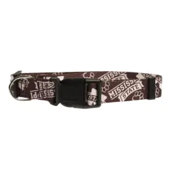 Mississippi State Bulldogs Pet Collar Size M - Special Order