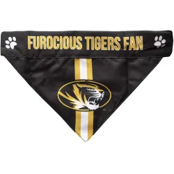 Missouri Tigers Pet Bandanna Size L - Special Order