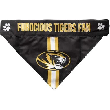 Missouri Tigers Pet Bandanna Size L - Special Order