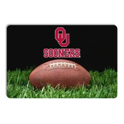 Oklahoma Sooners Classic Football Pet Bowl Mat - L