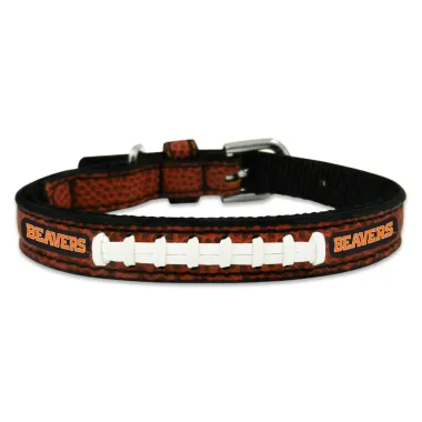 Oregon State Beavers Classic Leather Toy Football Collar