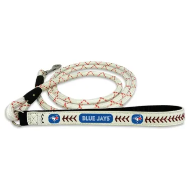 Toronto Blue Jays Pet Leash Leather Frozen Rope Baseball Size Large