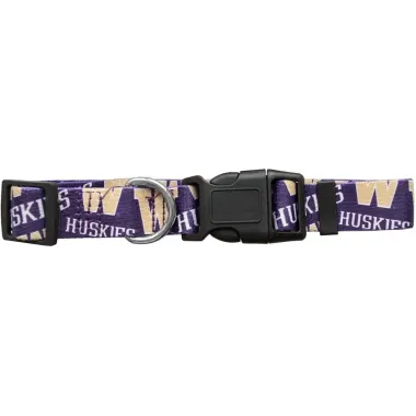 Washington Huskies Pet Collar Size M - Special Order