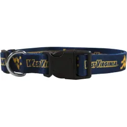 West Virginia Mountaineers Pet Collar Size L - Special Order