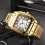 Classic Style Solid Color Butterfly Double Snap Quartz Men\s Watches