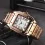 Classic Style Solid Color Butterfly Double Snap Quartz Men\s Watches