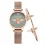 Fashion Round Jewelry Buckle Quartz Women\s Watches